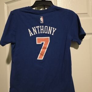 Kids Blue NBA Short Sleeve Tee